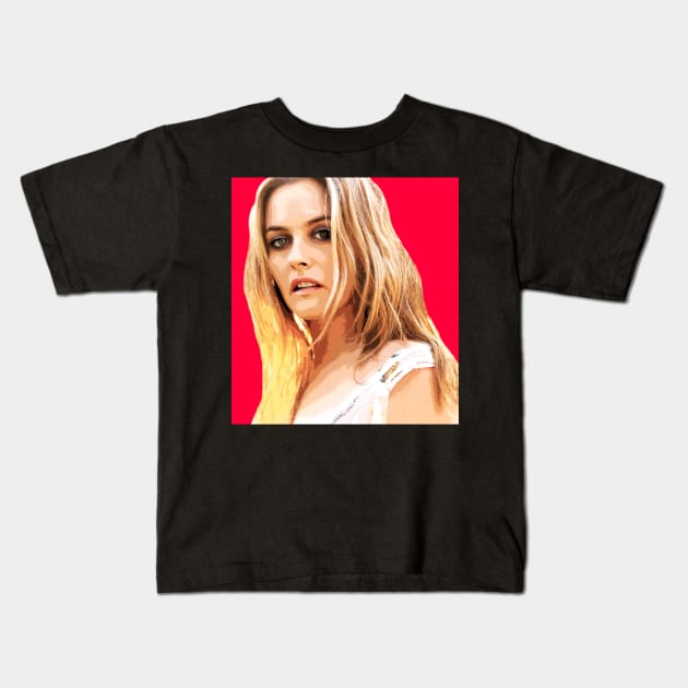 alicia silverstone Kids T-Shirt by oryan80